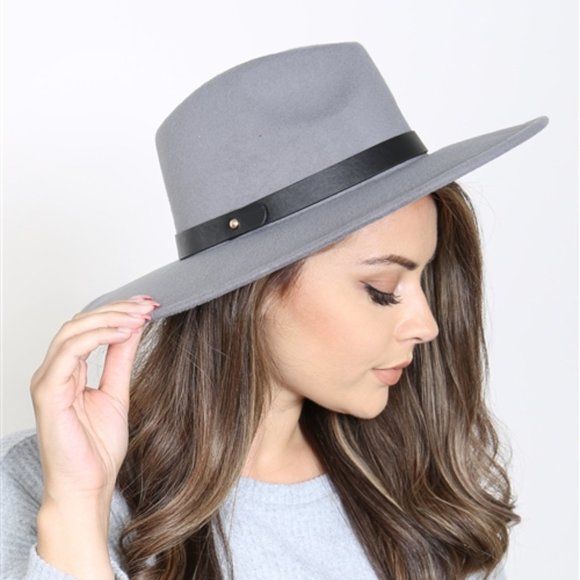 MODA ME COUTURE Accessories - 3 colors CHIC DOLLZ Timeless Wide Brim Hat